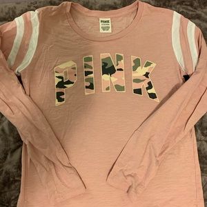 PINK Victorias Secret Long sleeve Tshirt small